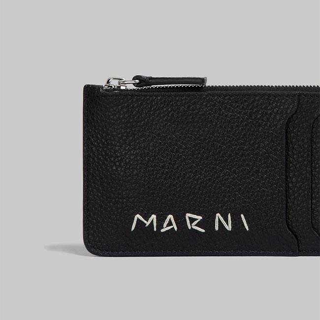 MARNI マルニ メンディングロゴ レザーカードケース PFMI0103U1 P6533