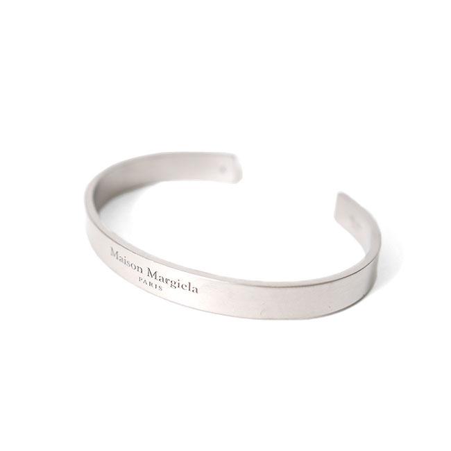 Maison Margiela メゾンマルジェラ ロゴ シルバーバングル