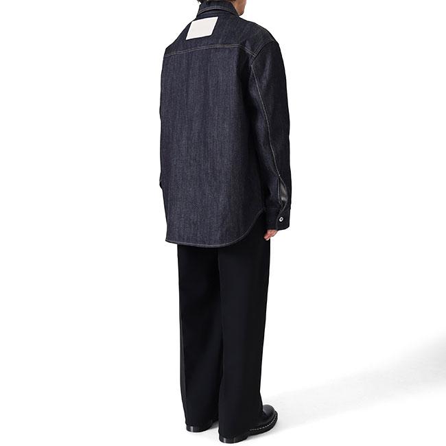 [TIME SALE] JIL SANDER WARDROBE ジルサンダー ワードローブ オーバーサイズ デニムシャツ J23DL0101 J45041 長袖シャツ メンズの画像