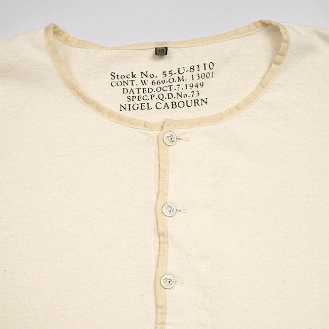 Nigel Cabourn ナイジェルケーボン 50s HENLEY NECK SHIRT ヘンリー