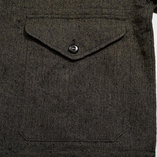 Nigel Cabourn ナイジェルケーボン シャンブレー フレンチワーク ユーティリティジャケット 80520030002 ヘンプ 麻 メンズの画像