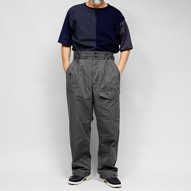 Nigel Cabourn ナイジェルケーボン BRITISH ARMY PT PIGMENT DYE ブリティッシュアーミーパンツ 80520050033 カーゴパンツ メンズの画像