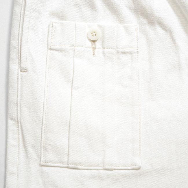 Nigel Cabourn ナイジェルケーボン BRITISH ARMY PANT ホワイトデニム ブリティッシュアーミーパンツ 80520050031 白 カーゴパンツ メンズの画像