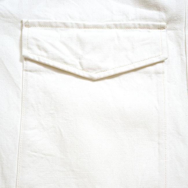Nigel Cabourn ナイジェルケーボン BRITISH ARMY PANT ホワイトデニム ブリティッシュアーミーパンツ 80520050031 白 カーゴパンツ メンズの画像