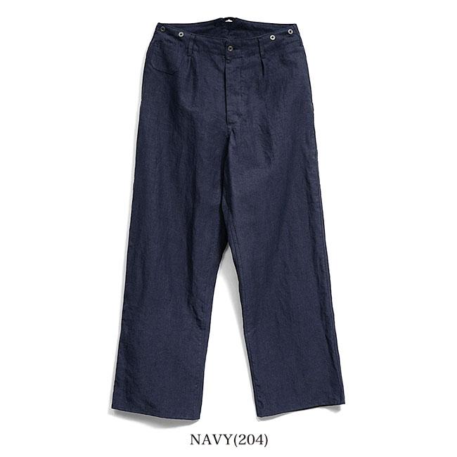 Nigel Cabourn ナイジェルケーボン 30s フレンチワークパンツ リネン 80520050001 麻 メンズの画像