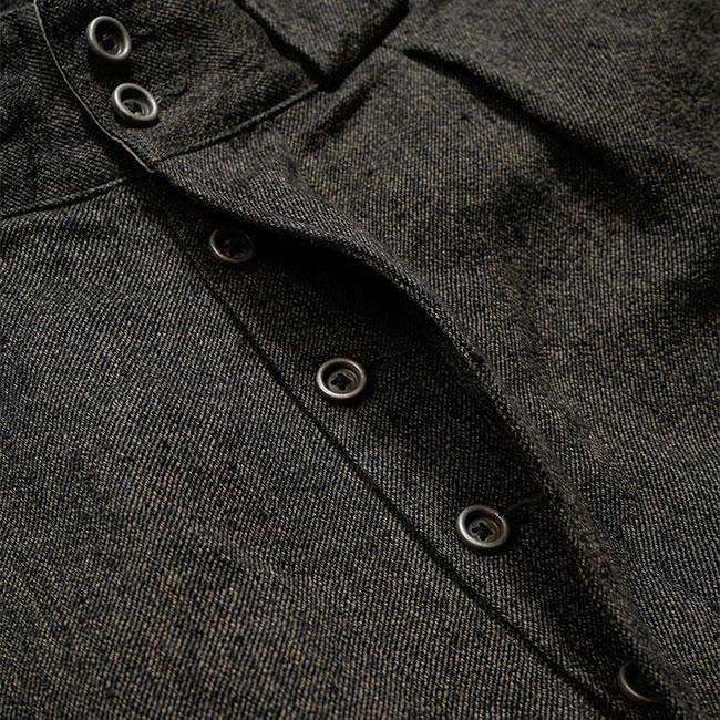 Nigel Cabourn ナイジェルケーボン フレンチワーク ワイドパンツ リネン 80520050002 麻 メンズの画像