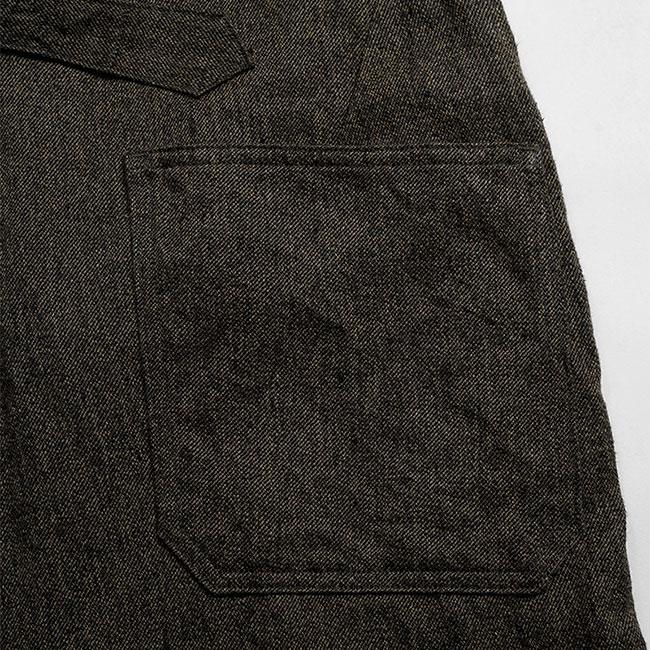 Nigel Cabourn ナイジェルケーボン フレンチワーク ワイドパンツ リネン 80520050002 麻 メンズの画像