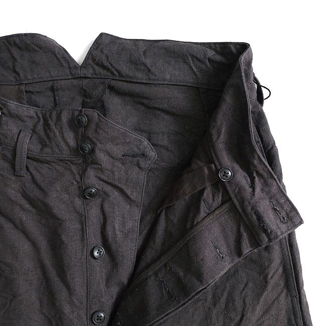 Nigel Cabourn ナイジェルケーボン ヘンプ キャンバス フレンチワークパンツ 80500050000 ワイドパンツ メンズの画像