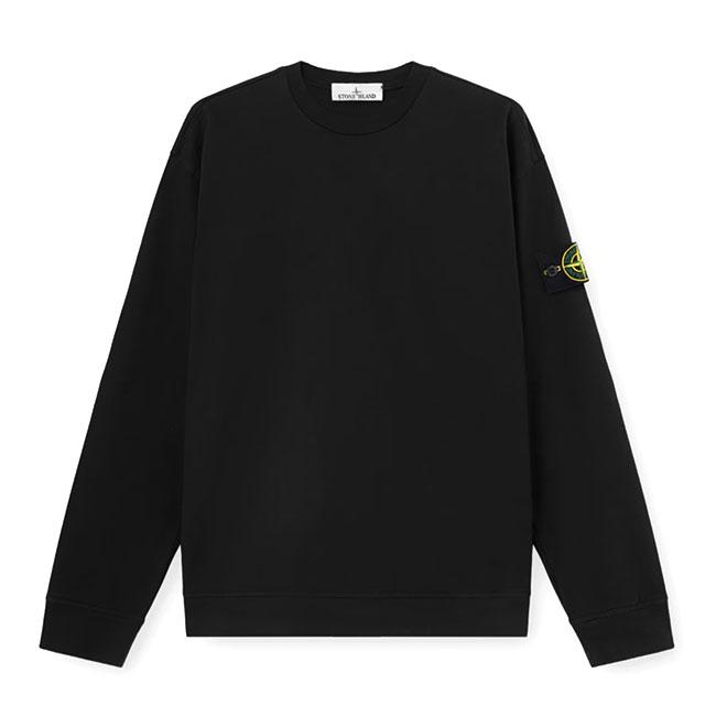 STONE  スウェット黒 新品未使用 STONE ISLAND ストーンアイランド ガーメントダイ スウェットシャツ