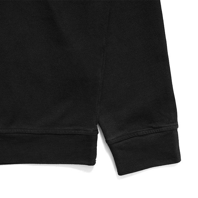 STONE  長袖カットソー ガーメントダイ スウェット 黒 M STONE ISLAND ストーンアイランド ガーメントダイ スウェットシャツ