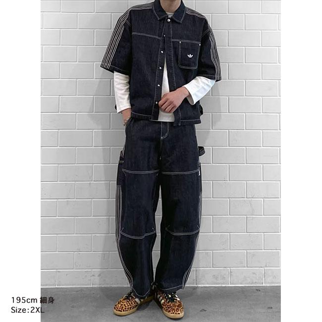 adidas originals アディダスオリジナルス デニムシャツ ワークシャツ