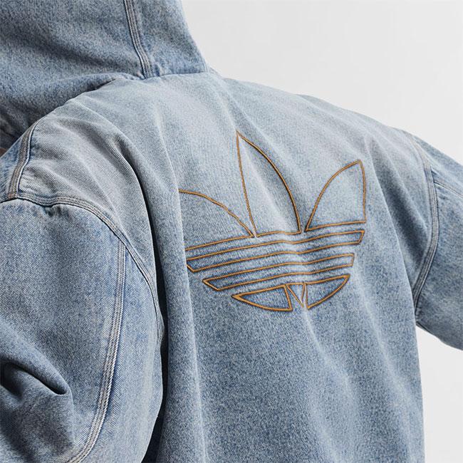 adidas originals アディダスオリジナルス パデッド フード付き デニム
