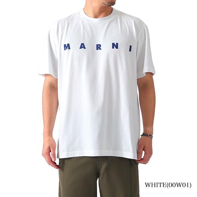 MARNI マルニ ロゴTシャツ HUMU0143P0 S22763 半袖Tシャツ メンズ 