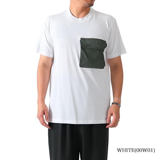 MARNI マルニ ナイロンポケット Tシャツ HUMU0150Q0 S22763 切り返し 