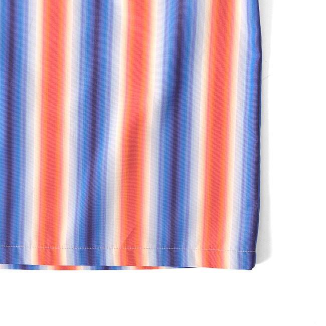 新品★MARNI オレンジフローラルストライプシャツ　半袖 MARNI マルニ ストライプ オープンカラーシャツ CUMU0054A0