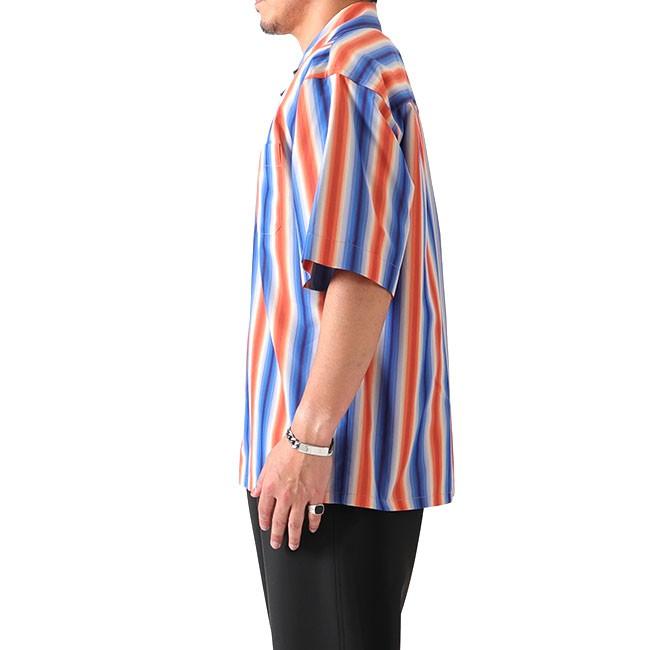 MARNI マルニ ストライプ オープンカラーシャツ CUMU0054A0
