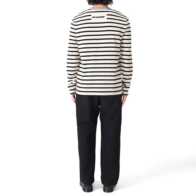 JIL SANDER+ ジルサンダープラス ボーダー Tシャツ ロンT J47NH0002
