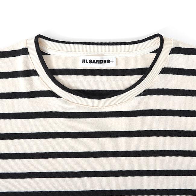 JIL SANDER+ ジルサンダープラス ボーダー Tシャツ ロンT J47NH0002