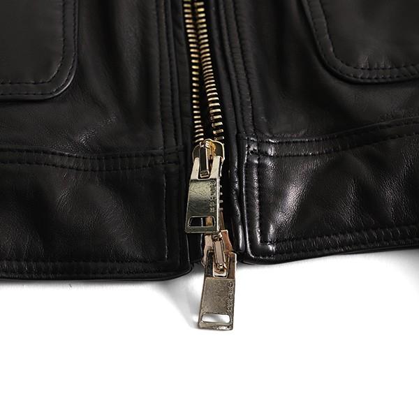 Delan デラン CARL カール A2 ボア付き レザージャケット Delan デラン CARL カール A2 ボア付き レザージャケット