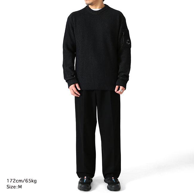 C.P. Company シーピーカンパニー フリース ニットセーター 19CMKN307A メンズの画像