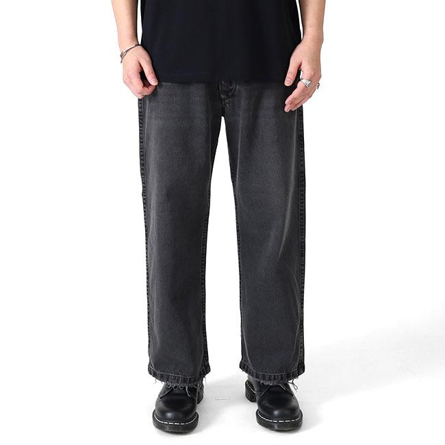 Maison Margiela メゾンマルジェラ ストレート クロップドジーンズ S50LA0245 S30842 ジーパン ブラックデニム メンズの画像