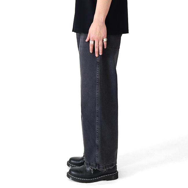 Maison Margiela メゾンマルジェラ ストレート クロップドジーンズ S50LA0245 S30842 ジーパン ブラックデニム メンズの画像