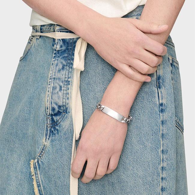 Maison Margiela メゾンマルジェラ シルバー マイヨン ブレスレット ID