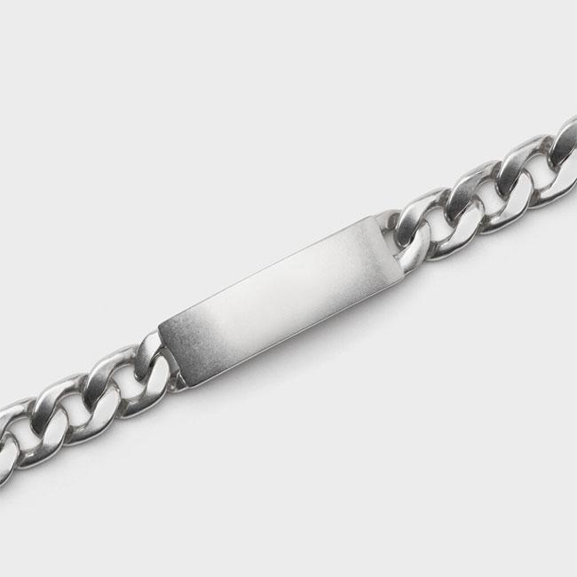メゾンマルジェラ ブレスレット ID チェーン シルバー Mサイズ Maison Margiela（メゾンマルジェラ） Maison Margiela IDブレスレット