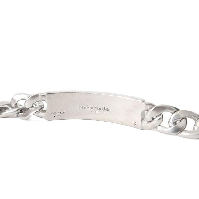 メゾンマルジェラ ブレスレット ID チェーン シルバー Mサイズ Maison Margiela（メゾンマルジェラ） Maison Margiela IDブレスレット