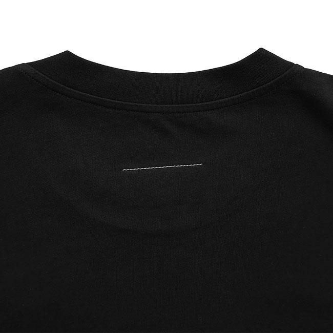 MM6 エムエムシックス メゾンマルジェラ ライブラリー スタンプTシャツ SH0GC0070 M20170 黒 ブラック 半袖Tシャツ メンズの画像