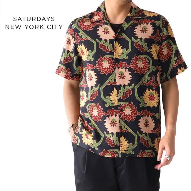Saturdays NYC サタデーズ ニューヨークシティ 花柄 オープン Saturdays NYC サタデーズ ニューヨークシティ 花柄 オープン