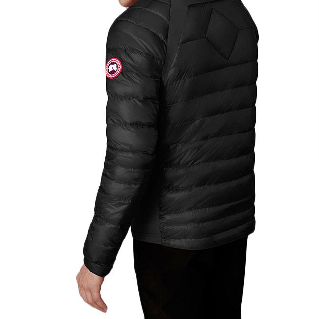 CANADA GOOSE カナダグース Hybridge Lite Tech Hoody フード付き ライトダウンジャケット 2712M 黒 メンズの画像