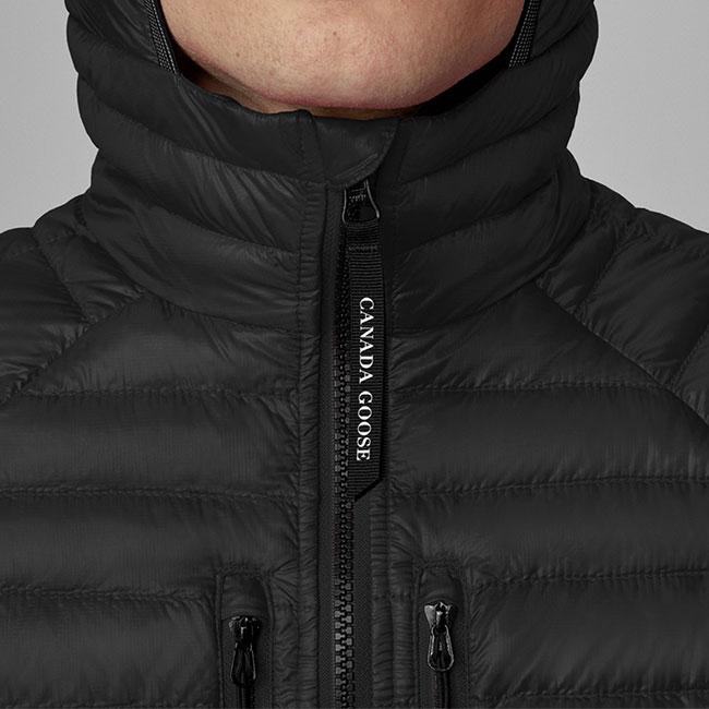 CANADA GOOSE カナダグース Hybridge Lite Tech Hoody フード付き ライトダウンジャケット 2712M 黒 メンズの画像