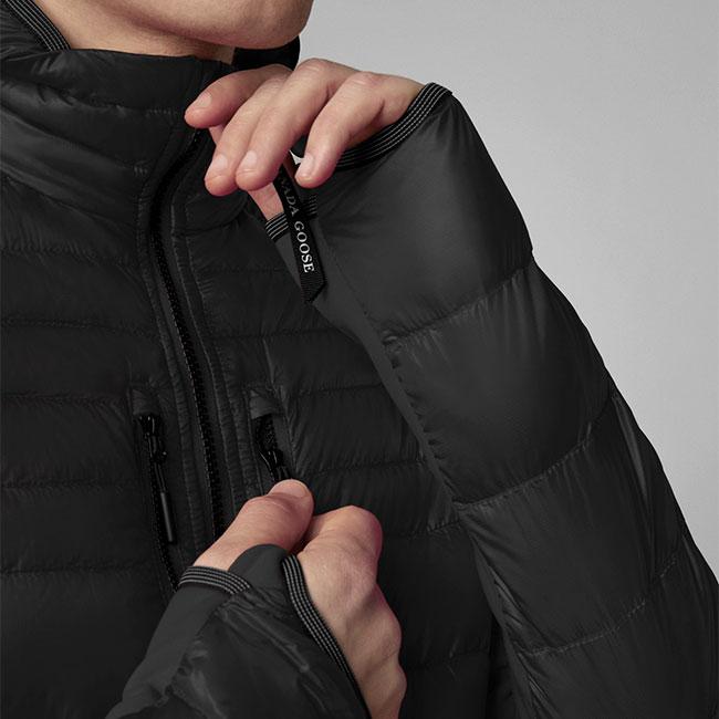 CANADA GOOSE カナダグース Hybridge Lite Tech Hoody フード付き ライトダウンジャケット 2712M 黒 メンズの画像
