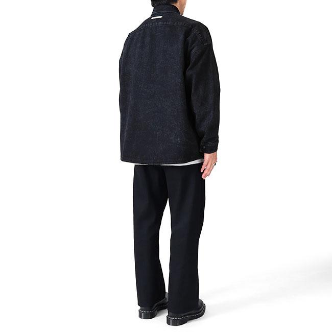 MARNI マルニ ブリーチ デニムシャツ CUJU0061A2 USCV35 黒