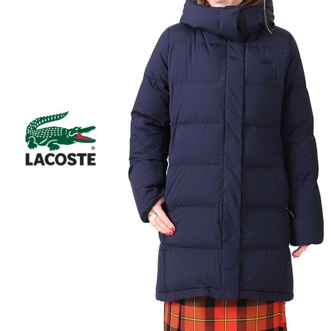 Lacoste ラコステ フード付き ミドル丈 ダウンコート BF275EL 撥水 レディース : t14102207 : Golden State  - 通販 - Yahoo!ショッピング