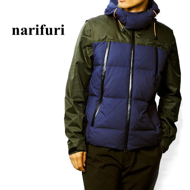 narifuri ナリフリ 2WAY サイクル ダウンジャケット NF2041 narifuri ナリフリ 2WAY サイクル ダウンジャケット NF2041