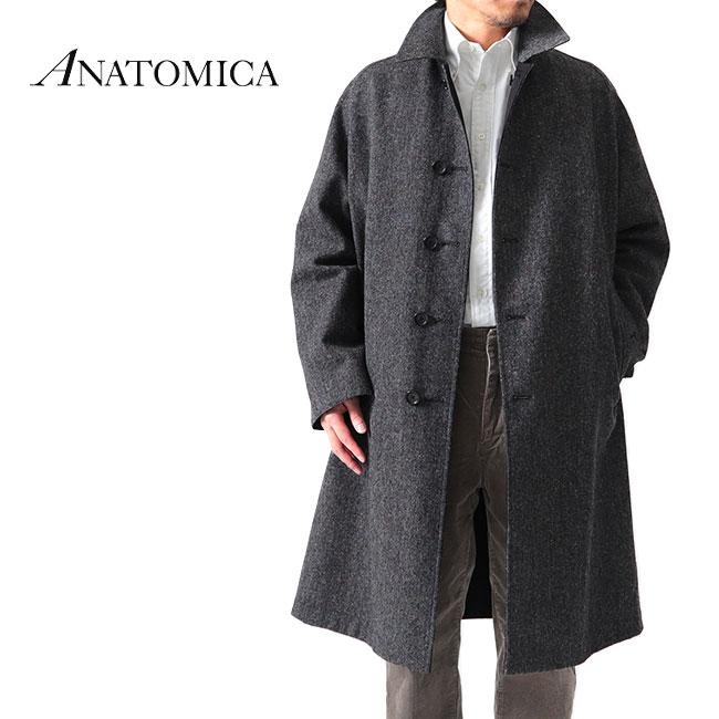 ANATOMICA アナトミカ リバーシブル チェック シングルラグランコート