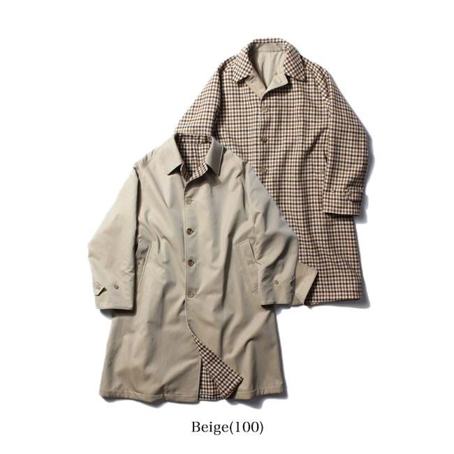 ANATOMICA アナトミカ リバーシブル チェック シングルラグラン ANATOMICA アナトミカ リバーシブル チェック シングルラグラン