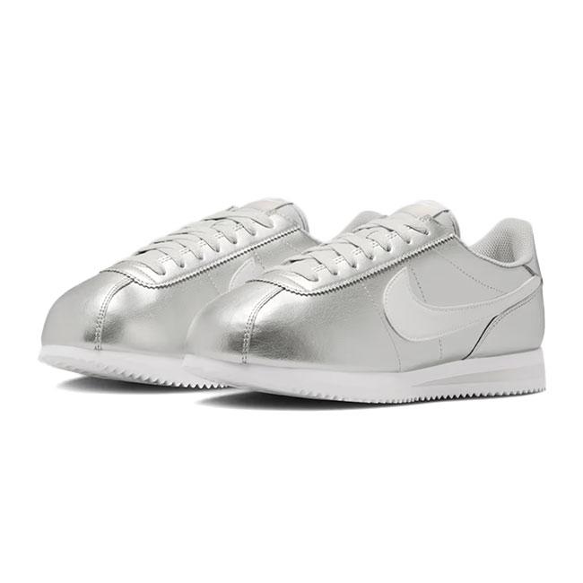 NIKE ナイキ Cortez シルバー コルテッツ IR0042-001 銀 スニーカー シューズ レディース