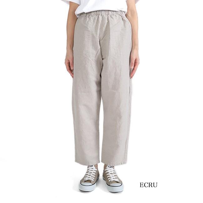 Danton ダントン コットンリネン イージーパンツ Jd 2540 Lhp 無地 ストライプ クロップド丈レディース Golden State 通販 Paypayモール