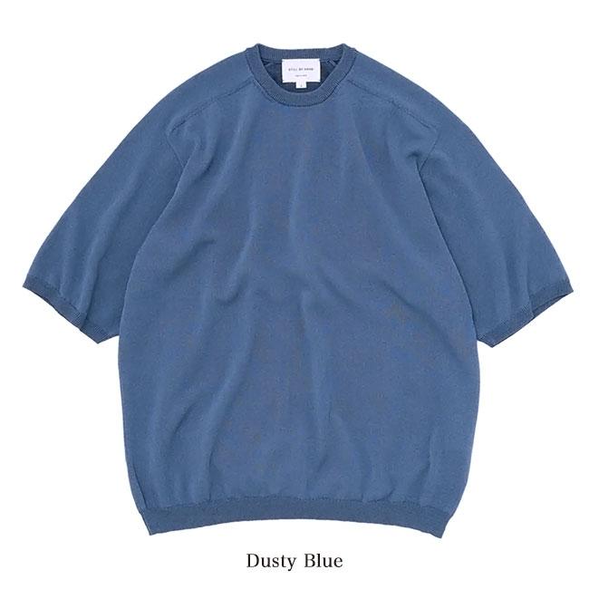 Still By Hand スティルバイハンド 12G リネン混 ニットTシャツ