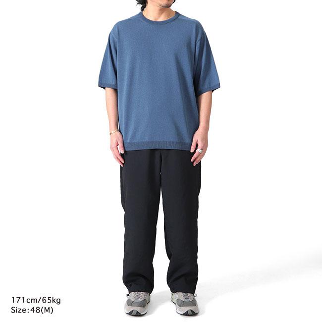 Still By Hand スティルバイハンド 12G リネン混 ニットTシャツ