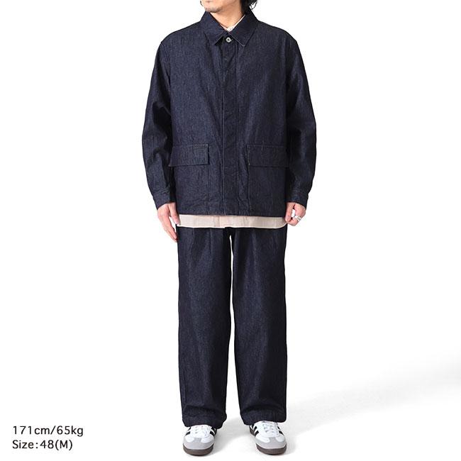 STILL BY HAND デニムジャケット サイズ48 STILL BY HAND 比翼デザイン・ミニマムな印象のデニムジャケット
