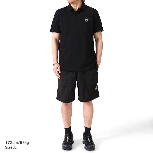 STONE ISLAND ストーンアイランド ピケ スリムフィット ポロシャツ