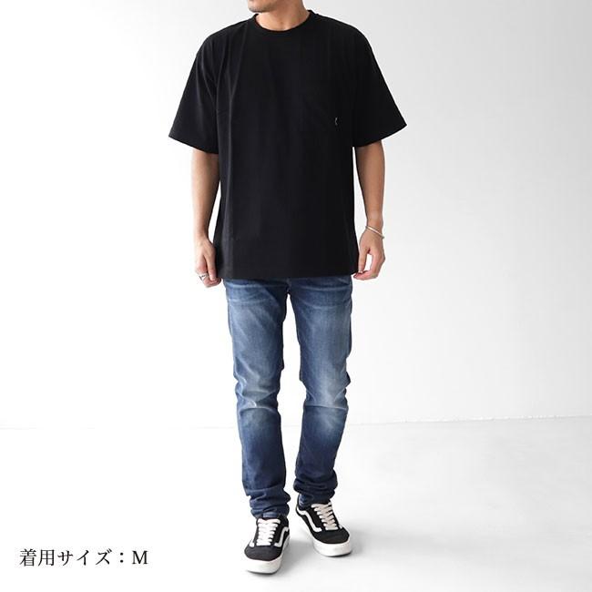 日本限定モデル DENHAM デンハム 2枚 パックTシャツ オーバーサイズ 胸ポケットTシャツ メンズ レディース