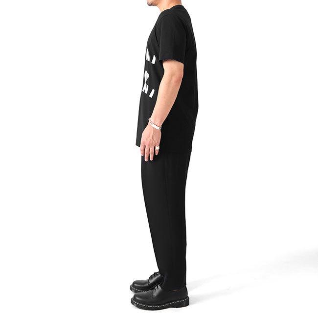 MARNI マルニ ロゴグラフィック Tシャツ HUMU0198P8 黒 白 半袖Tシャツ メンズの画像
