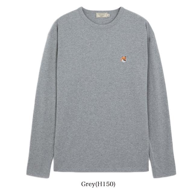 Maison Kitsune メゾンキツネ フォックスヘッドロゴ ロンT Maison Kitsune メゾンキツネ フォックスヘッドロゴ ロンT
