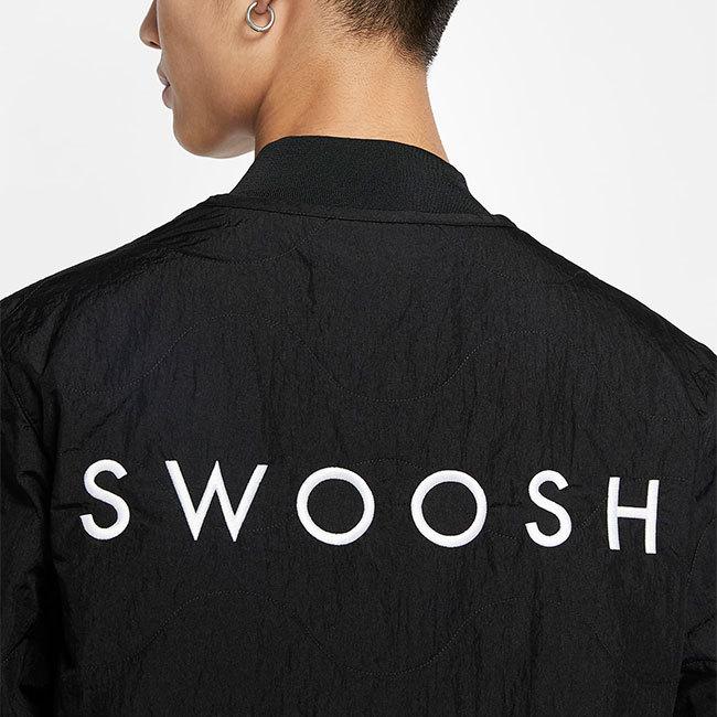 Nike SWOOSH キルティングジャケット【定価15,400円】 NIKE ナイキ スウッシュロゴ キルテッド ジャケット CU3923-010