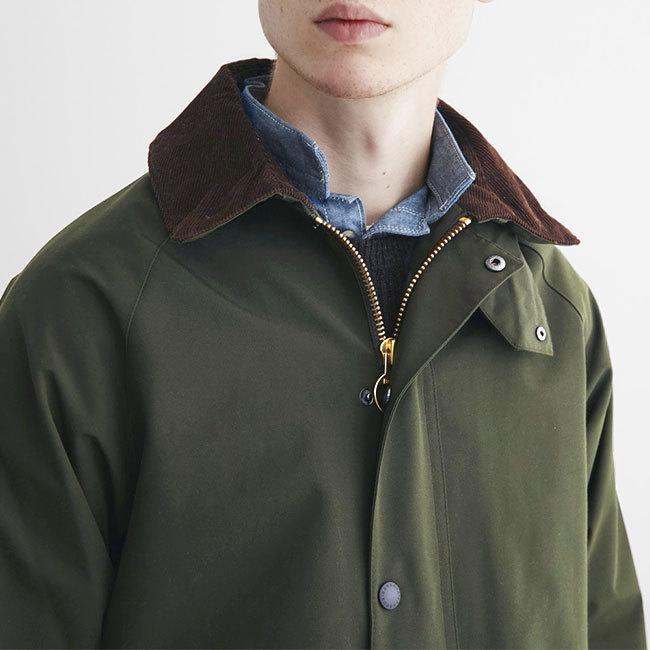 Barbour バブアー ノンオイルド ニューバーレー ジャケット 2レイヤーコート MCA0509 メンズ｜golden-state｜08